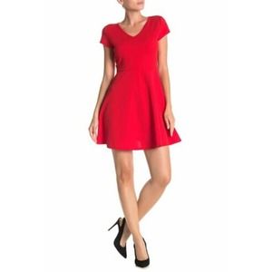 Red Threads and States fit-and-flare dress, size S